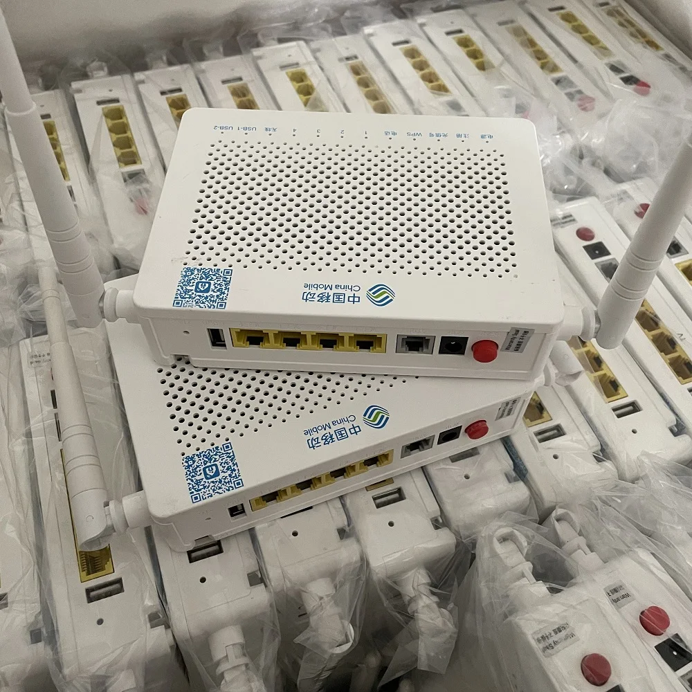 

6PCS F673AV9 Dual Band 4ge+1tel+2usb+Ac 5G WiFi onu Gpon Fiber modem network router English firmware USED