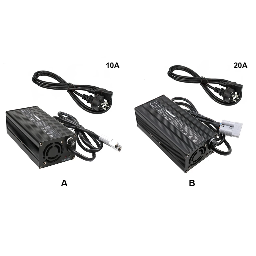 

RV Li-battery Charger Heats Dissipation Overvoltage Protection Removable Quiet Running Charging Adapter AU Plug 20A