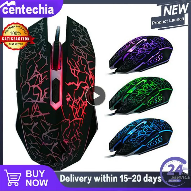 Цветная эргономичная компьютерная игровая мышь, 1-10 шт., профессиональная ультраточная геймерская мышь для Dota 2 LOL, 2400 DPI, USB Проводная