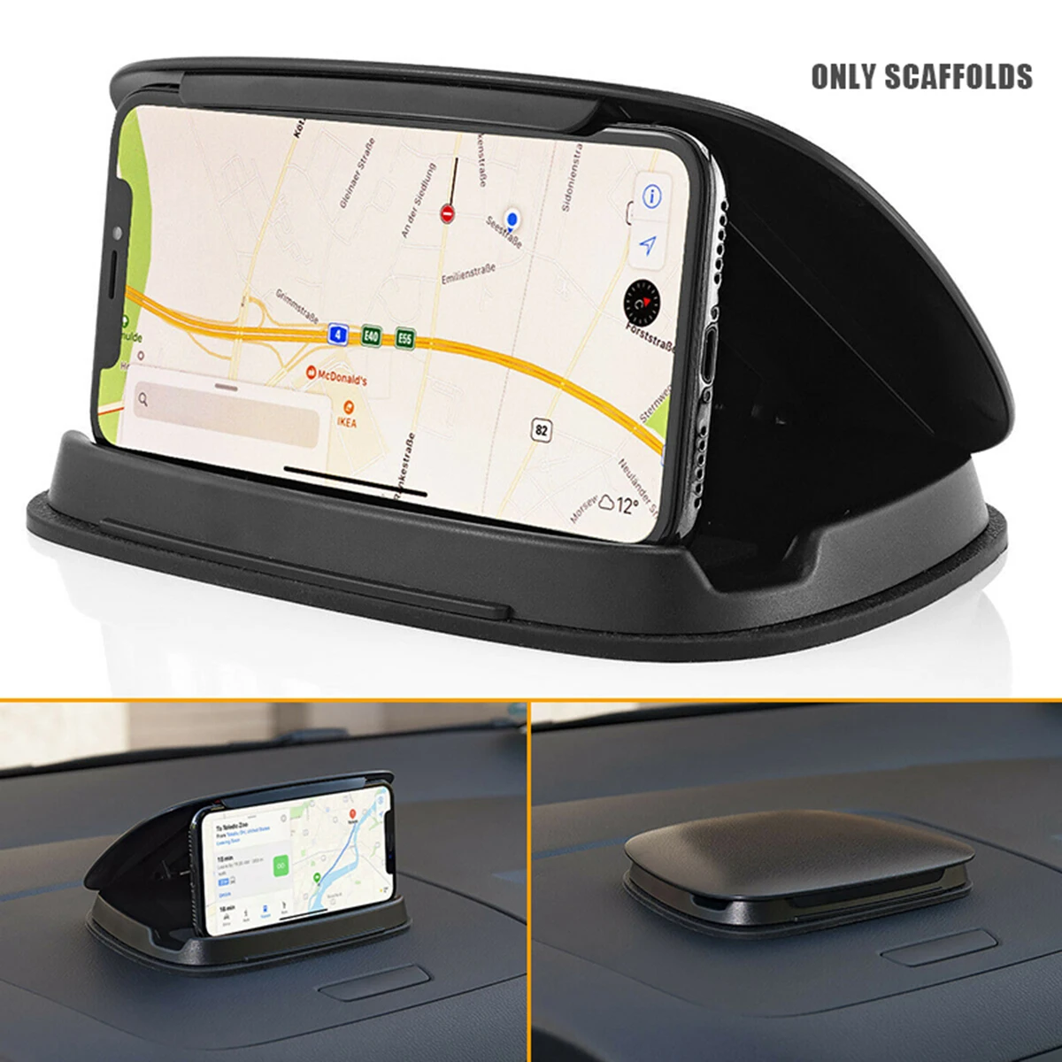 

New Arrival 1pc Large Car Bracket Universal Car Dashboard Mount Holder 180 X 130 X 25mm For Cell Phone I-Phone