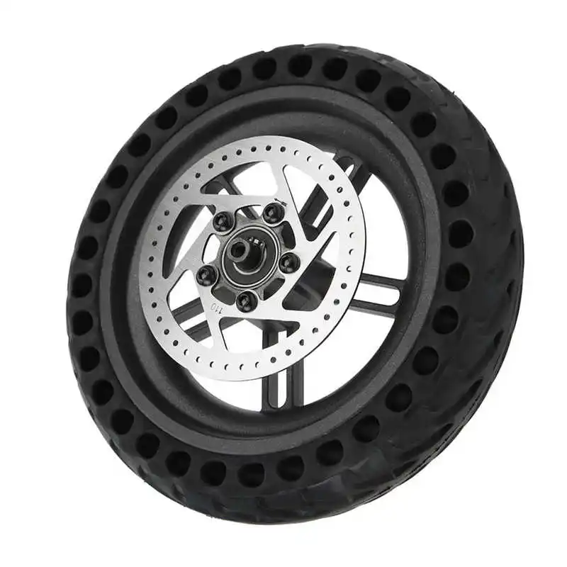 8.5in Scooter Wheels High Grip Wear Resistant Scooter Rear Wheel Assembly Explosion Proof for Xiaomi 1S Electric Scooter