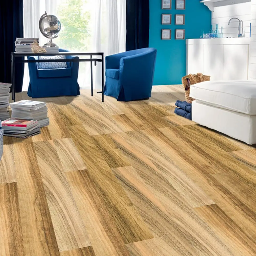 

Decorative Tile Sticker DIY Wooden Texture Static Floor Sticker Household Supplies Stain Resistant Tile Wall Stickers