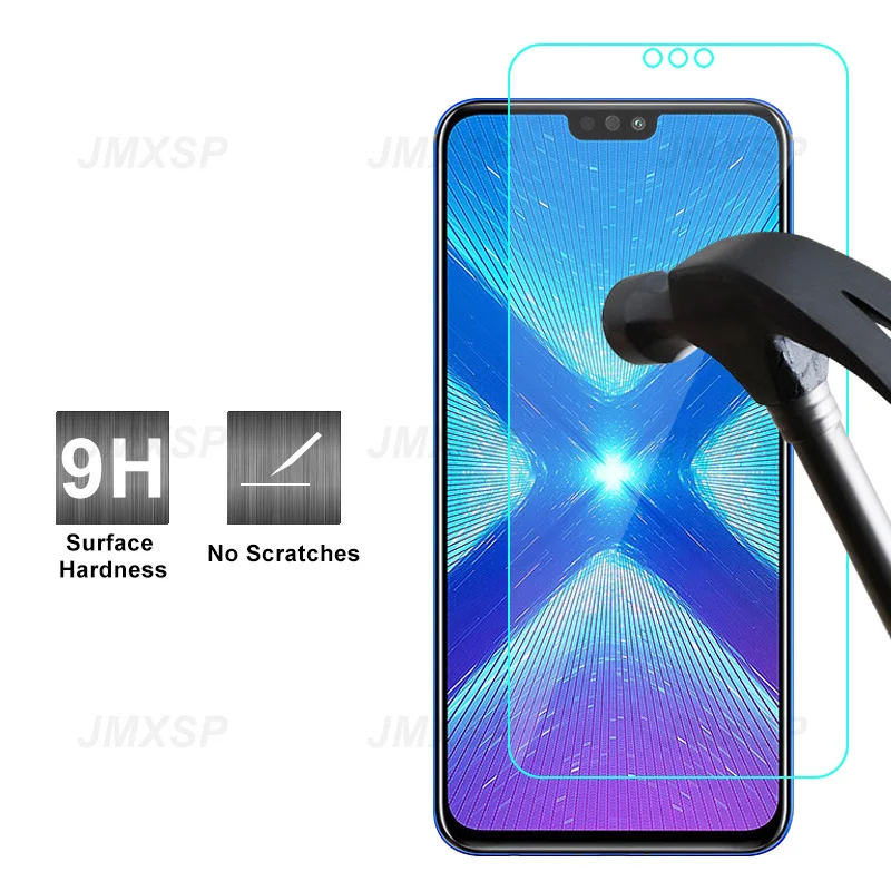 Закаленное стекло 4 в 1 для Huawei Honor 9X Lite 9A 9C 9S Защитное 8X 7X 8A 7A 8S 7S 8C 7C защитная пленка
