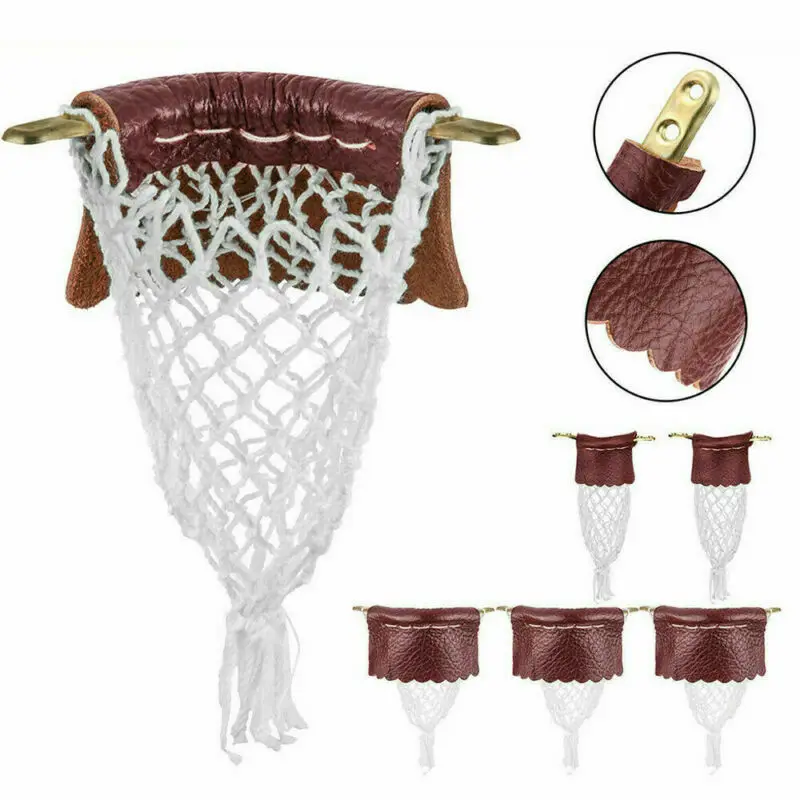 

Сменные карманы для бильярдного снукера набор из 6 сумок кожаная сетка для мячей карманные аксессуары для стола клуба бильярдный прочный бассейн для