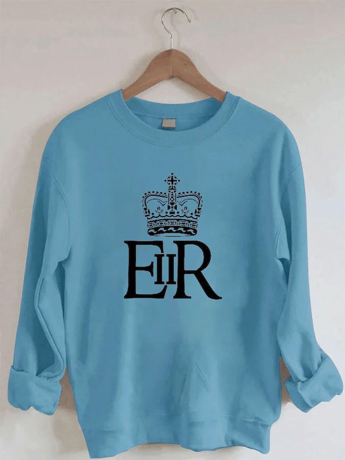 

Queen Elizabeth II - Casual Round Neck Sweatshirt