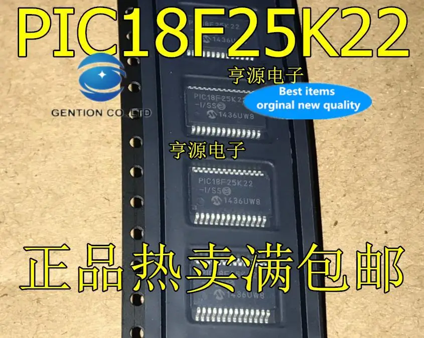 

5 шт., 100% оригинальные новые фотообои/SS PIC18F25K22 SSOP28