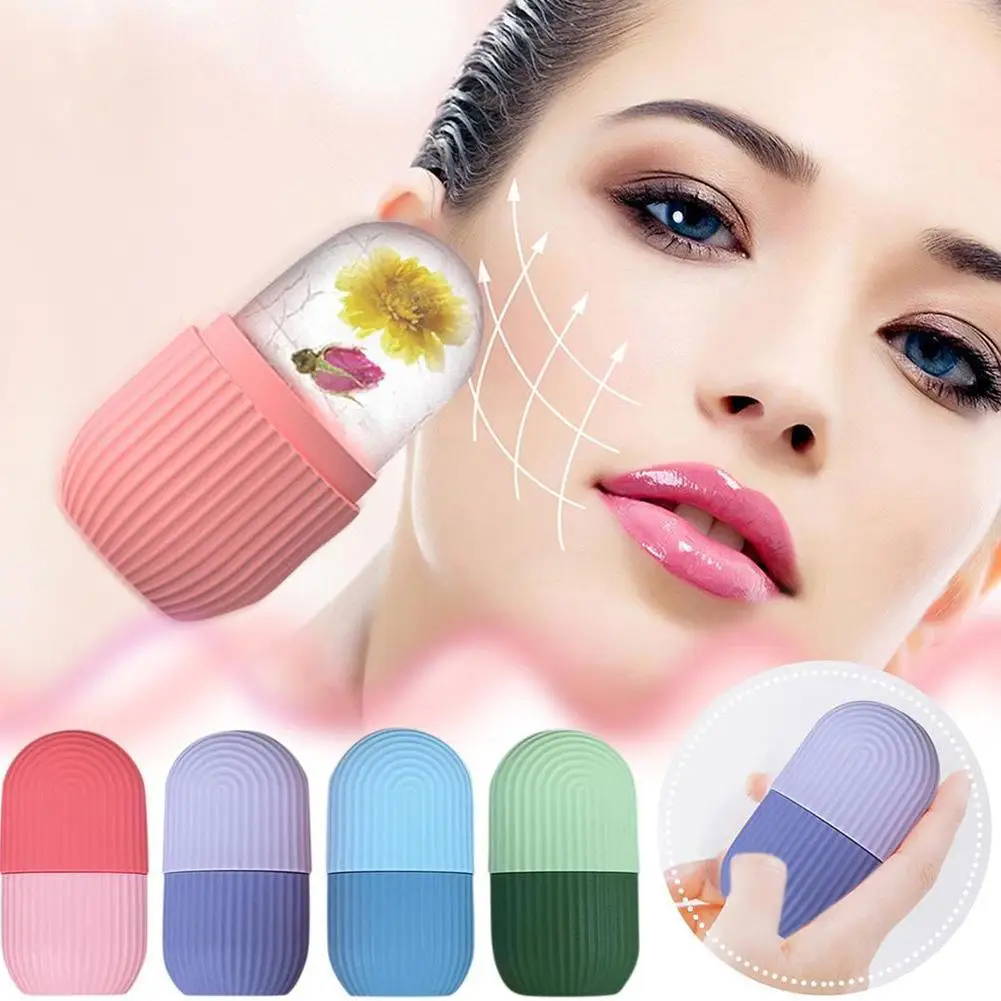 

Silicone Ice Cube Trays Beauty Lifting Ice Ball Face Massager Contouring Eye Roller Facial Treatment Reduce Acne Skin Care Tool
