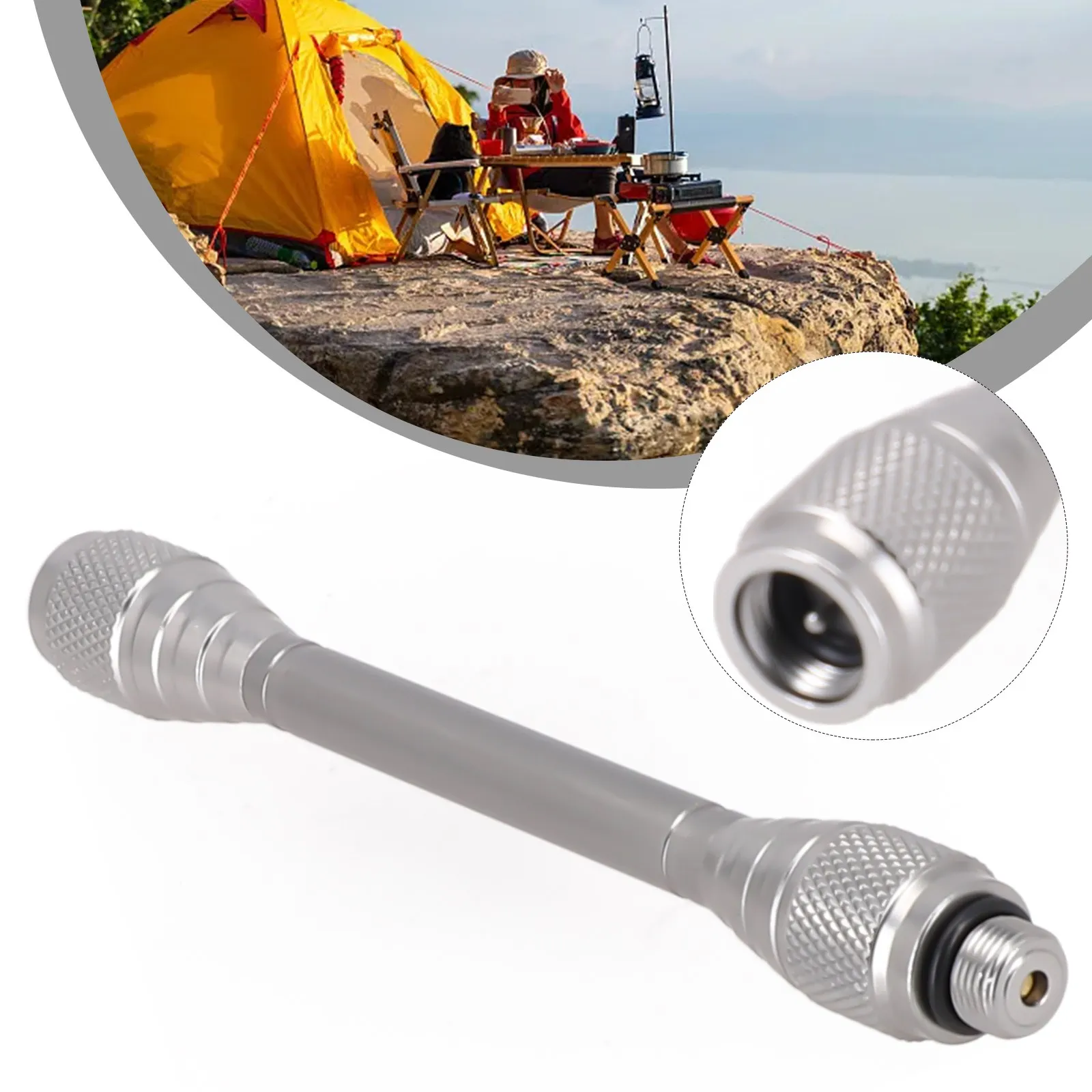 Удлинитель газового фонаря для кемпинга. Легкий и портативный дизайн. Простая