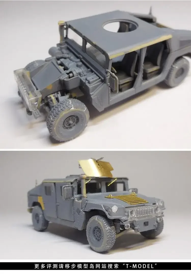 T-Model TM7201 1:72 US.MODERN M1114 Комплект МОДЕЛИ HMMWV с приподнятым механизмом