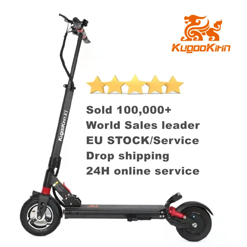 EU Kirin X1 48V 13Ah 600W Powerful Motor 40km/h And Portable High Performance Adult Electric Scooter