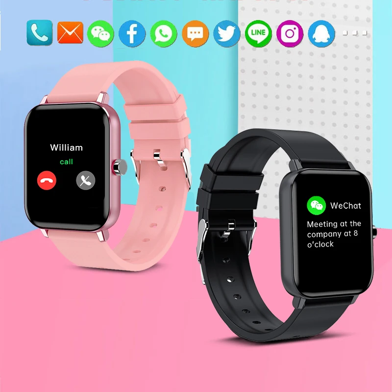 

Full Touch Smart Watch Women Men Smartwatch Electronics Smart Clock For Android IOS Fitness Tracker Sport Smart-watch GT10