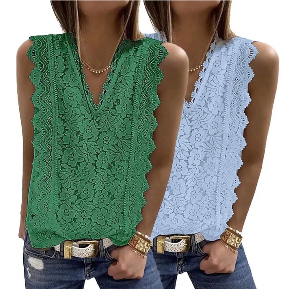 

Female Vest Top Women Vest Top Temperament Loose-fitting T-shirt for Office