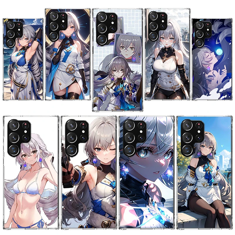 Чехол для телефона Honkai Star Rail Bronya Rand Samsung Galaxy Note 20 Ulte 10 Lite 9 8 Plus J4 J6 + J8 M11 M12 M30 M32 M60S M80S So
