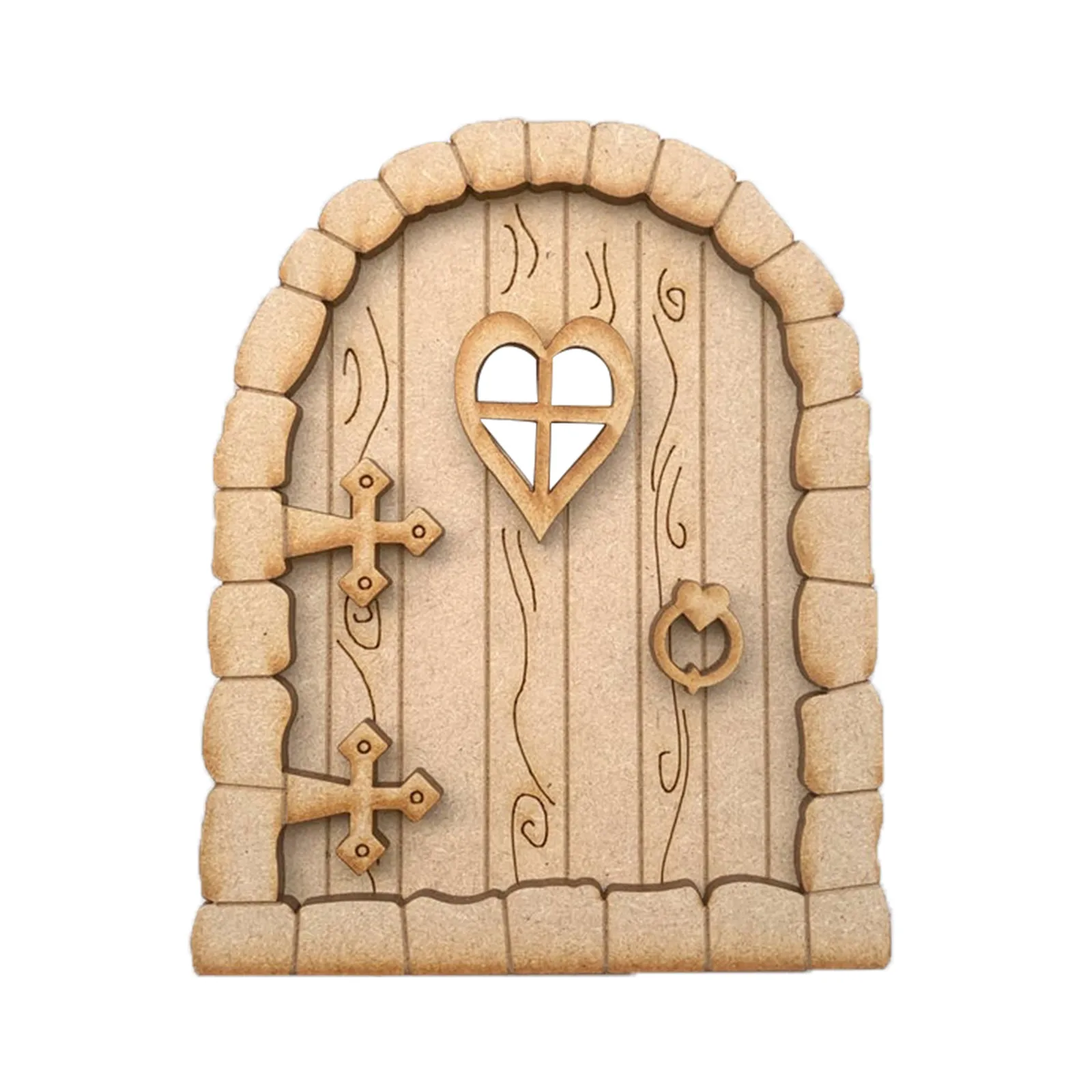 

Деревянная сказочная дверь, миниатюрные неокрашенные винтажные двери эльфов, сделай сам, ручная работа, для дома, офиса, свадьбы