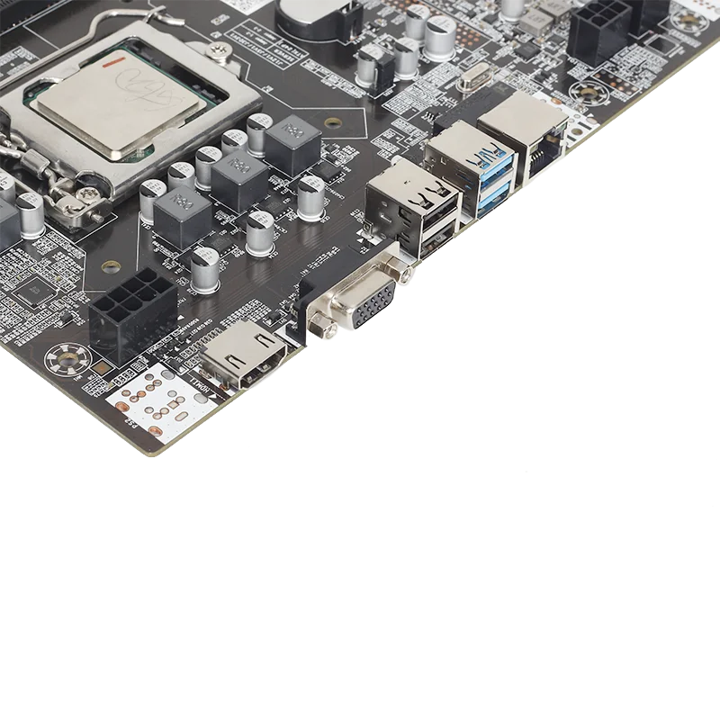 Материнская плата для майнинга Ethereum B75 поддерживает видеокарту 8 GPU 8X USB 3 0 PCIE Dual DDR3