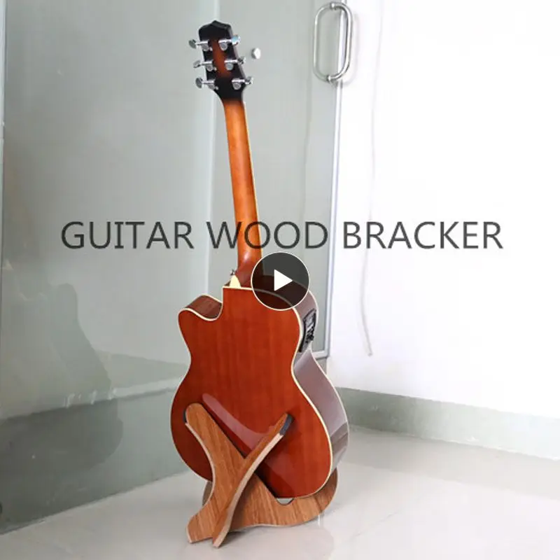 

New Guitar Accessories Foldable Hardwood Guitar Bass PVC Collapsible Holder Stand Ukulele Violin Mandolin Banjo Accessories Hot
