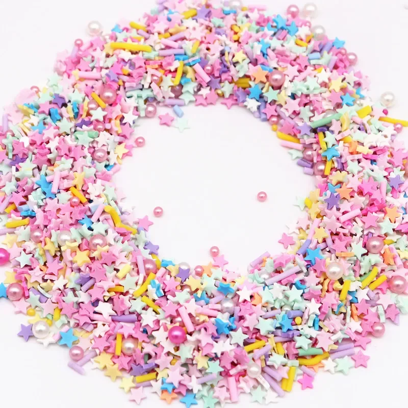 

Slime Crystal Mud Epoxy Accessory Clay Slices Small Fresh Beaded Polymer Clay Xmas Mixed Series Flake Sprinkle Hairpin Decor