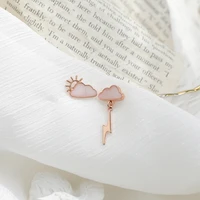 2022 korean trend earrings creative design sense retro cute cloud small stud earrings fashion women earrings party gifts jewelry