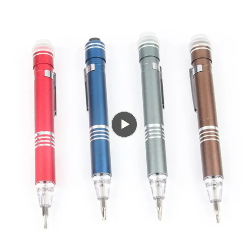 

Outdoor Multifunctional Aluminium Tool Pen With Screwdriver LED Lighting Tool Torch Kids Adult Portable Outdoor Activity Gadgets