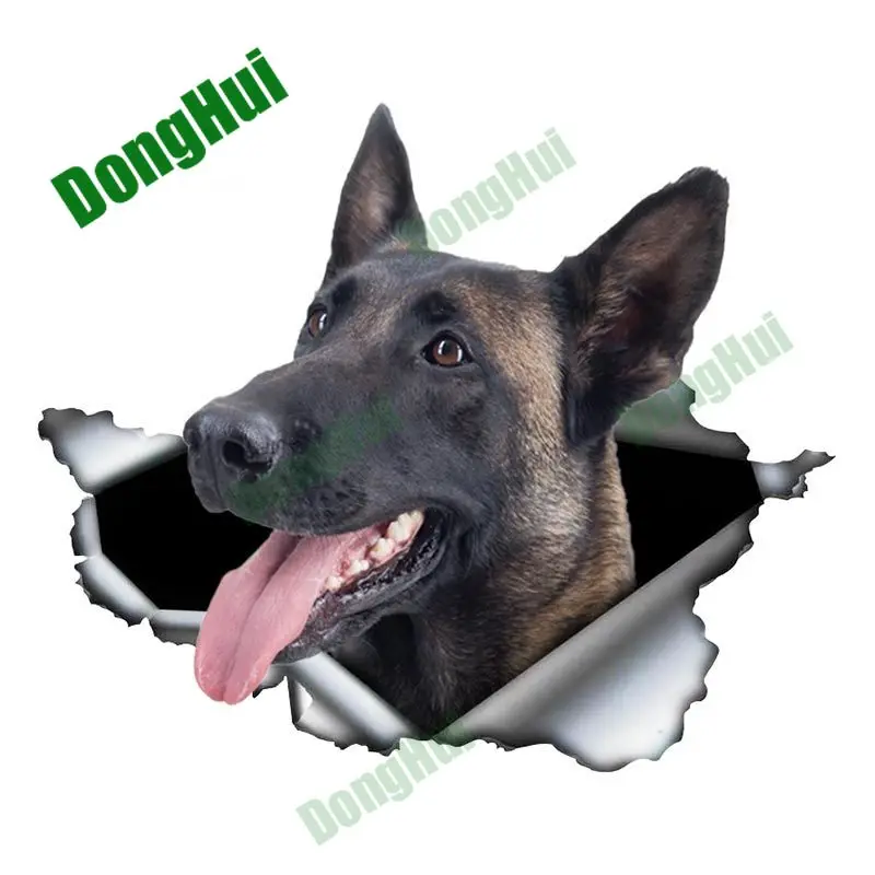 

Belgian Malinois tear car body decal motorcycle trunk helmet surfboard luggage camper skateboard sticker waterproof