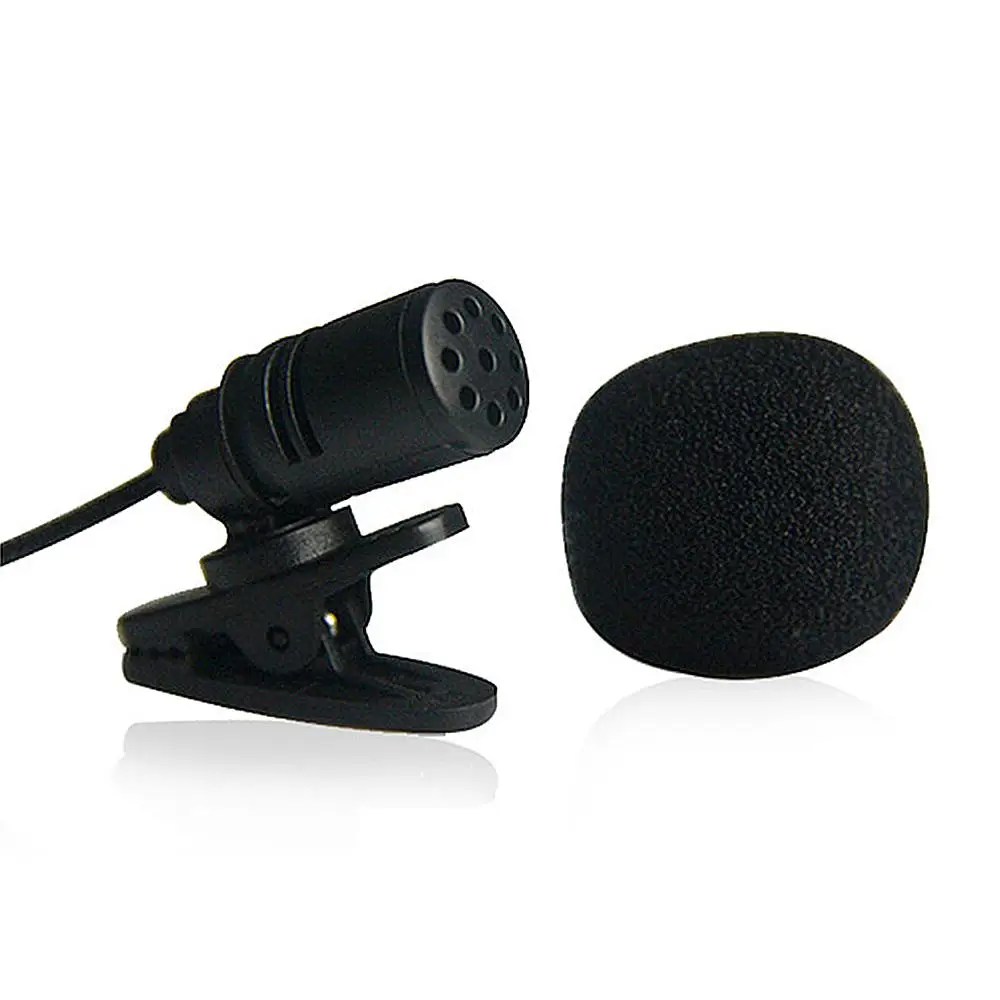 

Mini 3.5mm Lavalier Mic Tie Clip Microphone For Phone Laptop PC Stereo HiFi Sound Quality USB Condenser Clip-on Lapel Microphone