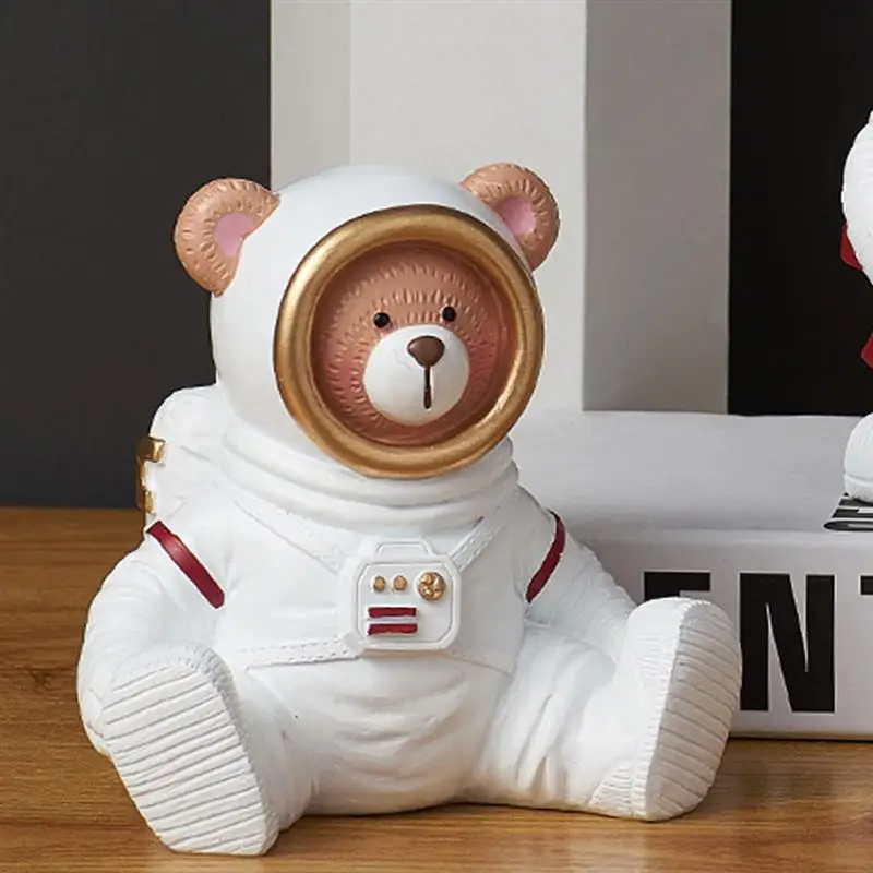 

Статуэтка астронавта из смолы, украшение для дома и офиса, уникальное настольное украшение, 1 шт.