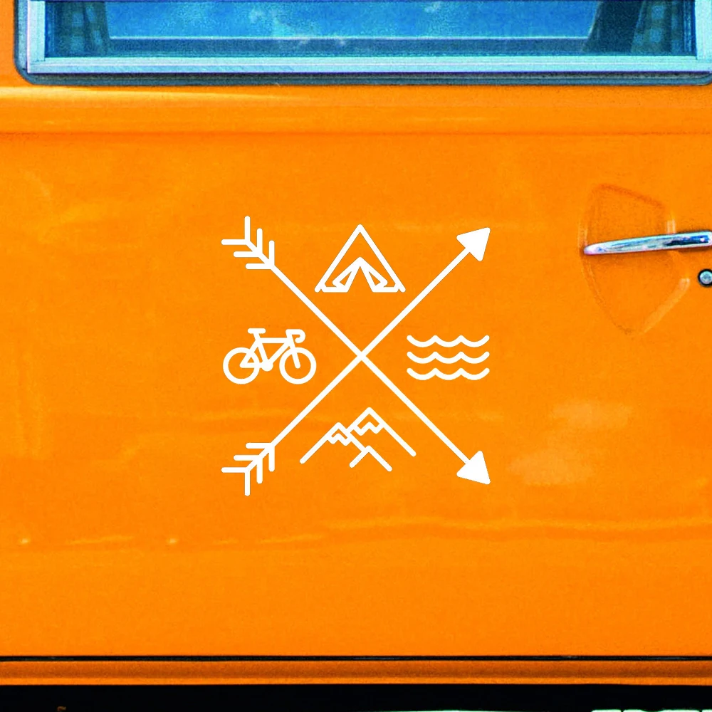 

Виниловая наклейка на автомобиль «Приключения»