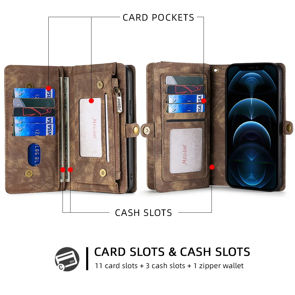 Wallet Leather Handbag Phone Case For Samsung Galaxy A20E A21S A40 A50 A51 A70 A71 S8 S9 S10 S20 S21 S22 Plus Ultra S20FE S21FE