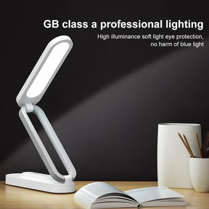 

Foldable Rechargable Desk Lamp New Arrival USB Dimmable Eye Protection Reading Table Lamp Portable LED Light For Home Office