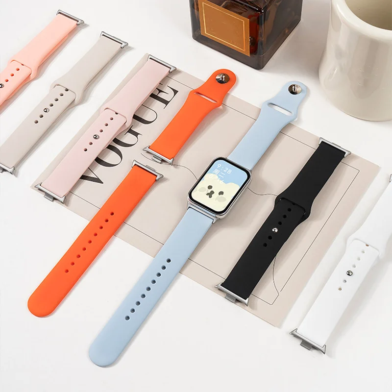 Фото Спортивный ремешок для Xiaomi Mi Band 10 Pro/Mi Band 9 Pro/8 Pro, силиконовый водонепроницаемый браслет для Redmi Watch 6 5 4, сменный ремешок на запястье №3