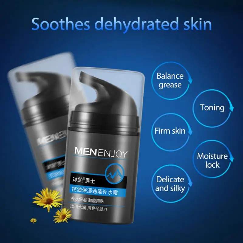 

Men's Moisturizing Cream Refreshing Oil-control Hyaluronic Acid Cream Lift Anti-Wrinkle Firming Shrink Pores Facial Care TSLM2
