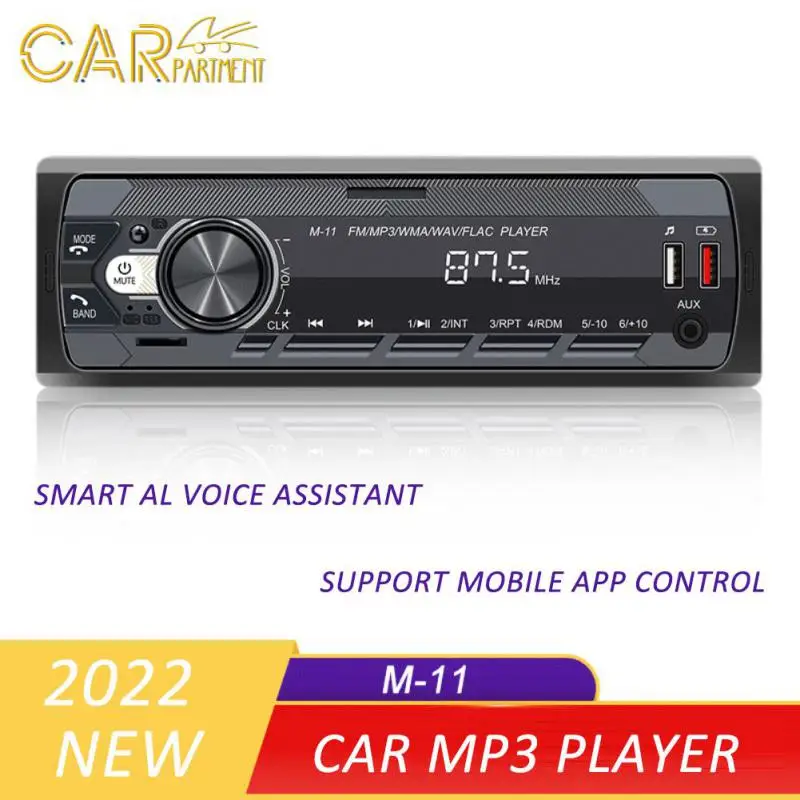 

Car Multimedia Player Multifunctional With Fm Mp3 Player Voice Assistant Universal With Fm Bluetooth Receiver Bluetooth Receiver