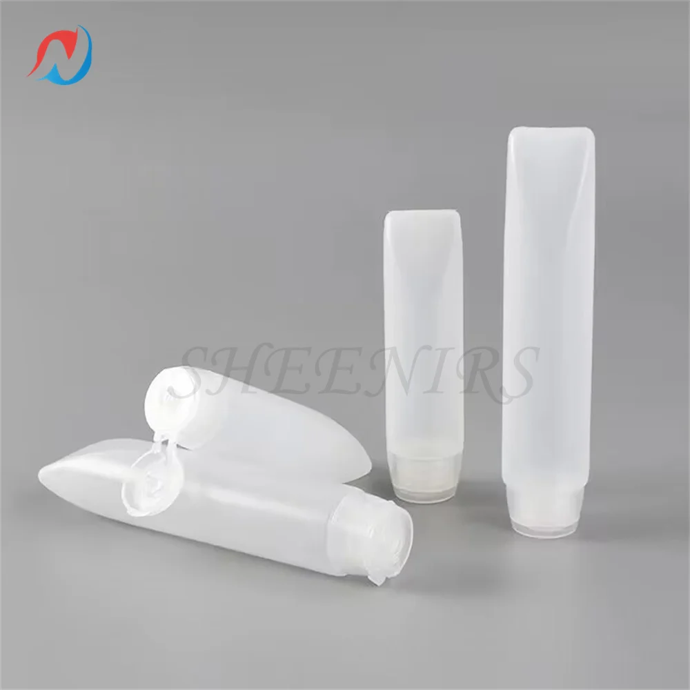 

20/30/50pcs 30/50ml Refillable Squeeze Bottles Plastic Liquid Packing Bottles for Toiletries Soft Tubes Bottle with Flip Cap