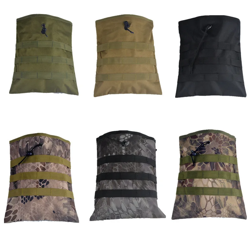 

Outdoor Molle System Tactical Molle Dump Magazine Pouch Hunting Recovery Bag Drop Pouch Military Accessories