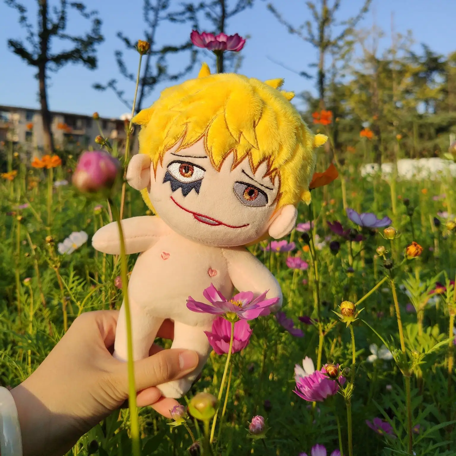 

Anime One Piece Donquixote Rosinante Embroidery 20cm Plush Cotton Doll Toys Body Cute Cosplay Cartoon Halloween Birthday Gifts