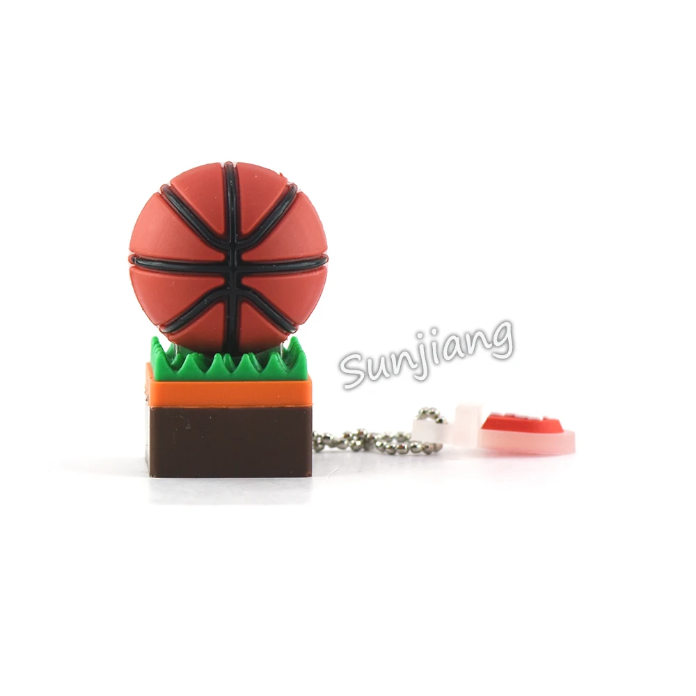 USB-флешка 4 ГБ 8 16 32 64 Флешка 128 256 512 U-диск Футбольный баскетбольный мяч Memoria Usb Stick Pen