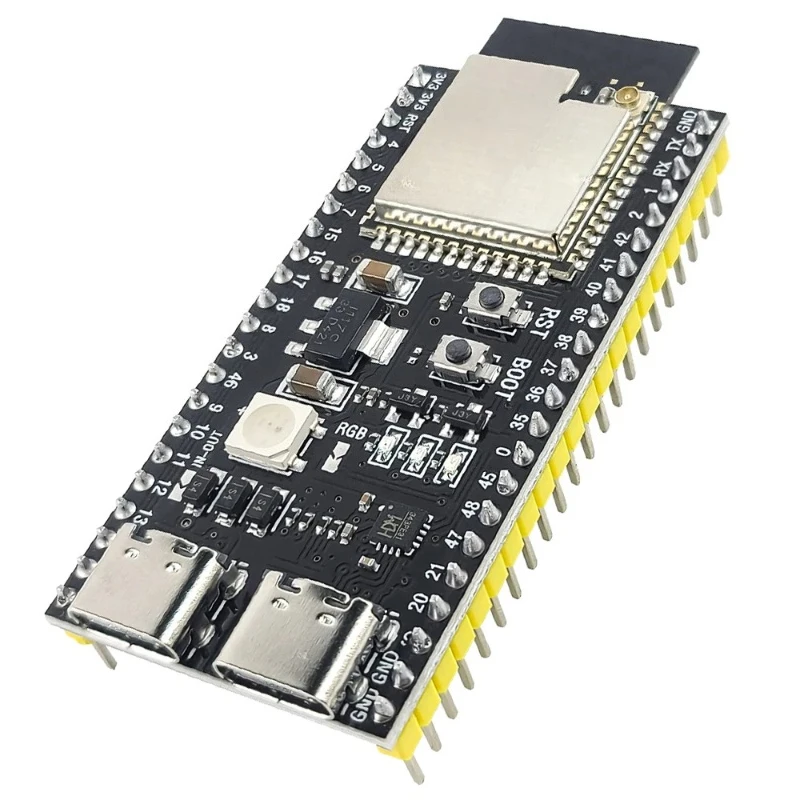 Фото Плата разработки ESP32-S3 с Bluetooth и модулем Wi-Fi 2.4G для Arduino IDF AI DIY, 8 МБ PSRAM, 16 МБ FLASH, 44-контактный CH343 Type-C ESP32 S3 №1