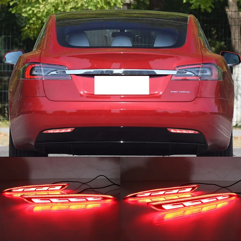 

2 шт., задние фонари для автомобиля Tesla Model S 2012 -2022