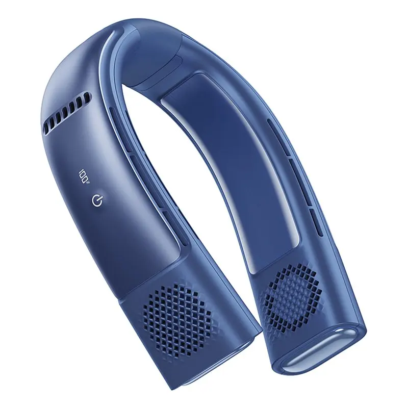

X00FG1A006 Portable Neck Fan, COOLIFY 2 Personal Air Conditioner and Heater Bladeless 5,000 mAh Rechargeable (Ocean Blue)