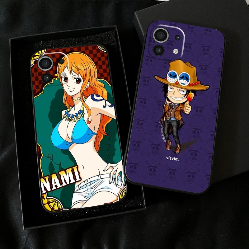 

Japan Anime One Piec Luffy For Xiaomi Mi 11 Mi 11 Lite Phone Case For Xiaomi 11 Lite 5G Silicone Cover Funda Back TPU