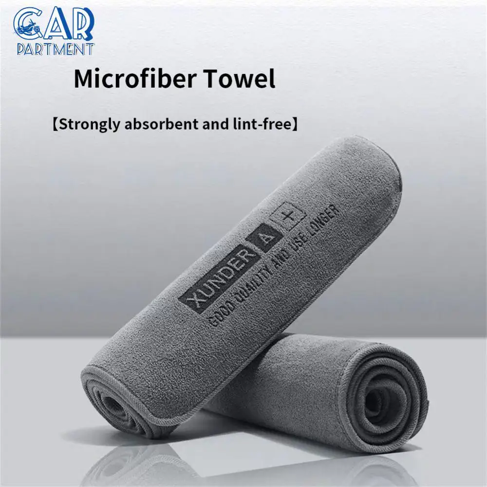 

Comfortable Car Care Cloth Detailing High-end Microfiber Car Cleaning Drying Cloth Hemming Thicken Not Lose Hair Universal