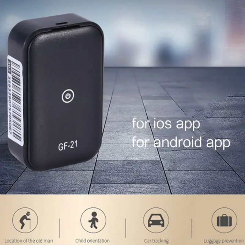 

GF-21 Mini GPS Locator WIFI LBS GPS Positioning Anti-Lost Device Anti-Theft GPS Tracker Recording Kids Elder Pet Tracking