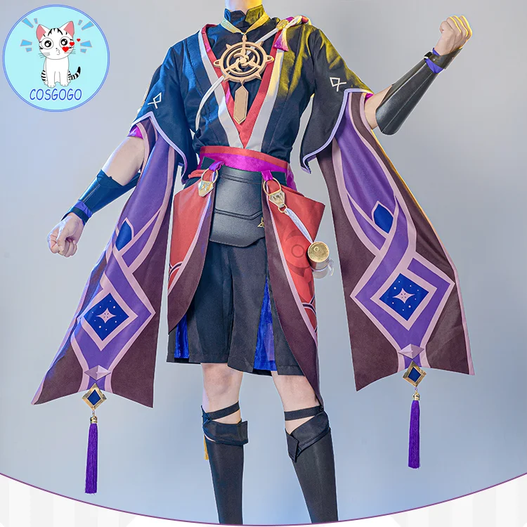 

В наличии Аниме! Genshin Impact Scaramouche игровой костюм женский Косплей Костюм Хэллоуин карнавальвечерние для мужчин Kunikuzushi