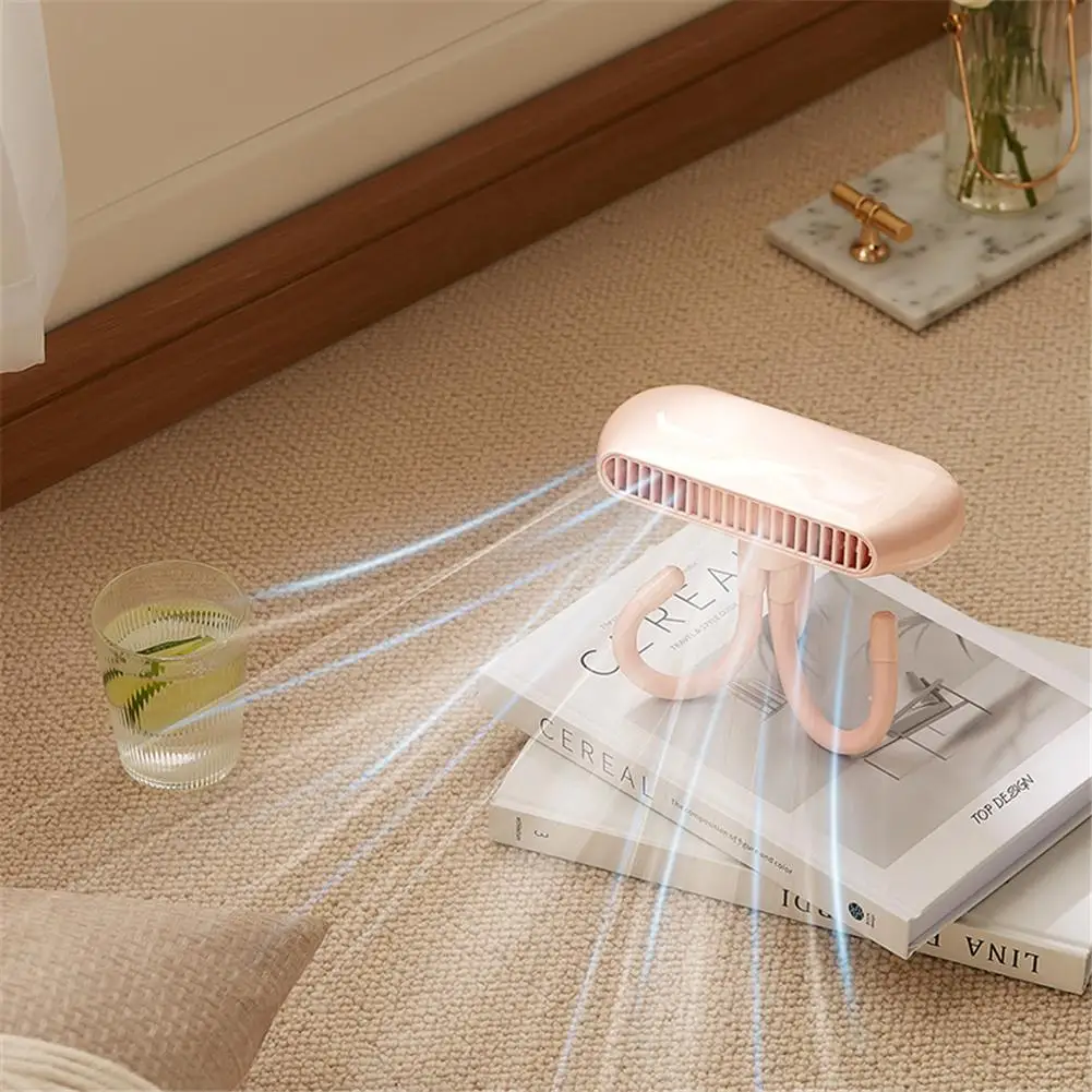 

Mini Fan Handheld Portable Baby Stroller Entangle Octopus Fan USB Charging Desktop Fan