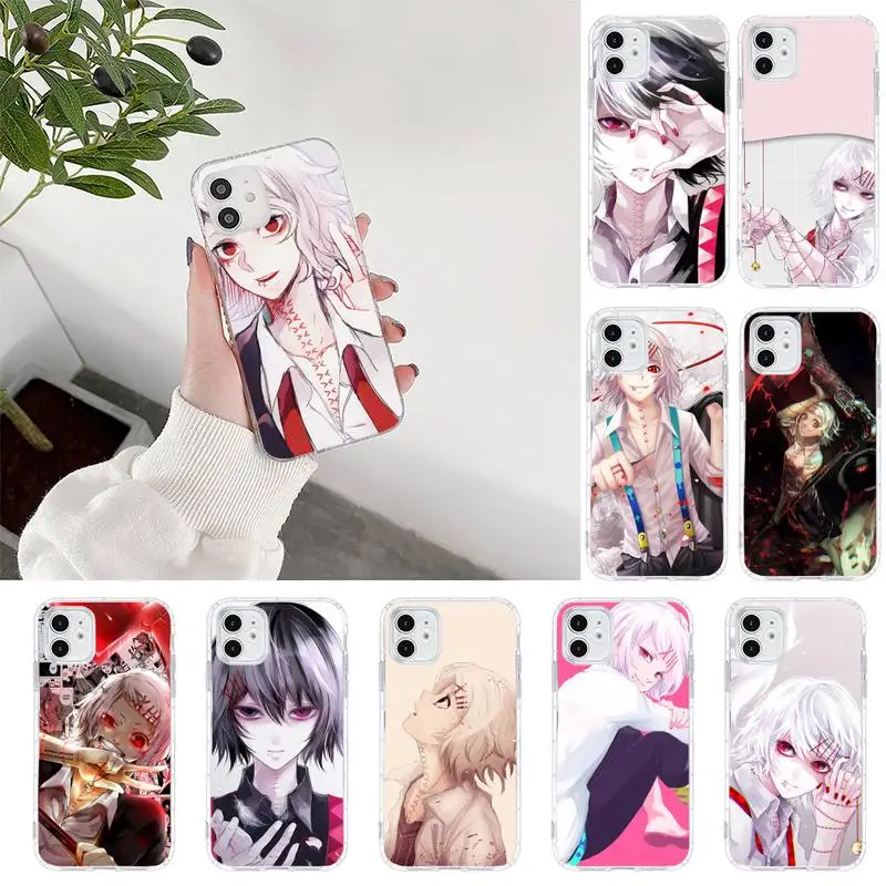 

anime JUUZOU SUZUYA Tokyo Ghouls Phone Case For Iphone 5 SE 2020 6 6s 7 8 plus X Xr XS 11 12 13 Mini Pro Max Fundas Cover