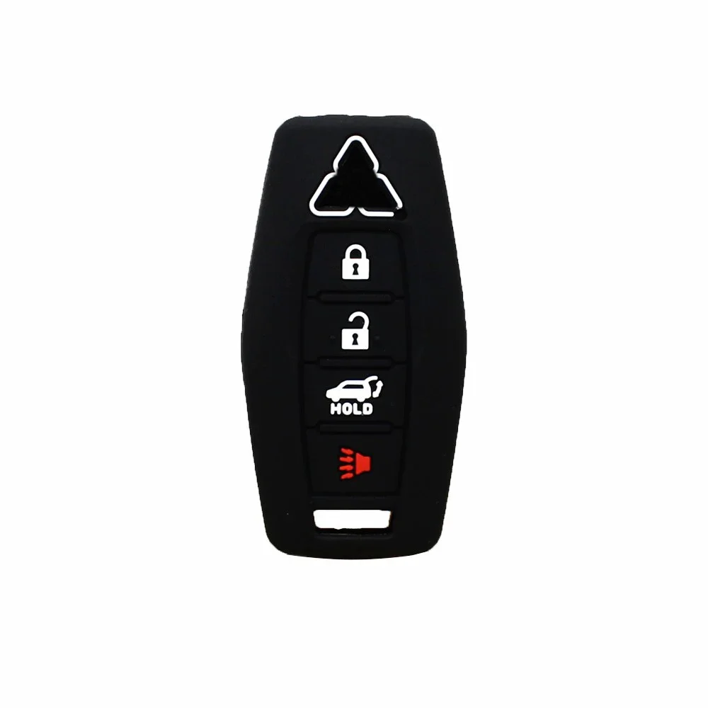 

Силиконовый чехол Xinyuexin для автомобильного ключа дистанционного управления, оболочка, оболочка для Mitsubishi Outlander 2021 2022 2023 Smart 2/3/4 защитная пленка на кнопки