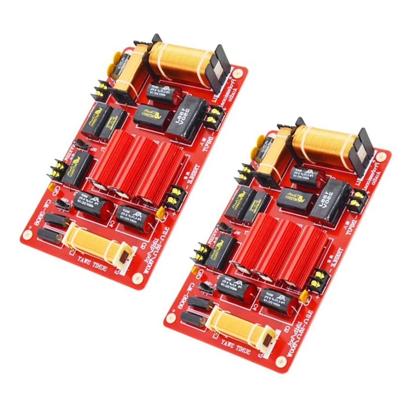 

2X 600W Speaker 3 Way Crossover Treble Midrange Bass Professional Stage Speakers Crossover Filter Frequency Divider