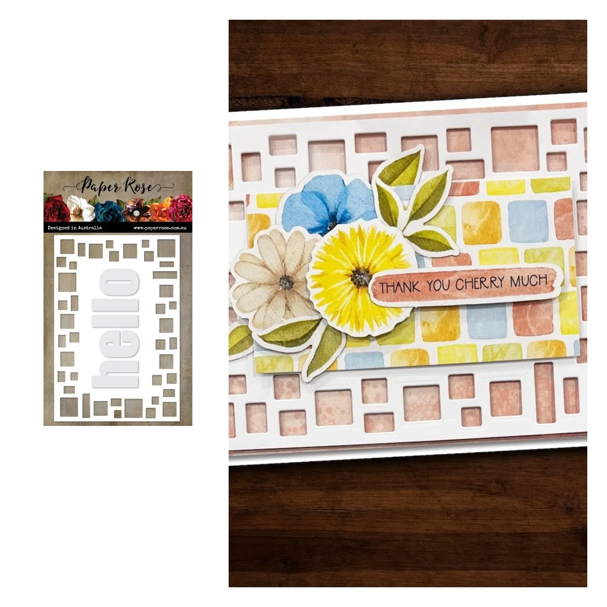 

Hello Big And Small Square MMetal Cutting Dies Scrapbook Diary Decoration Stencil Embossing Template Diy Greeting Card Handmade