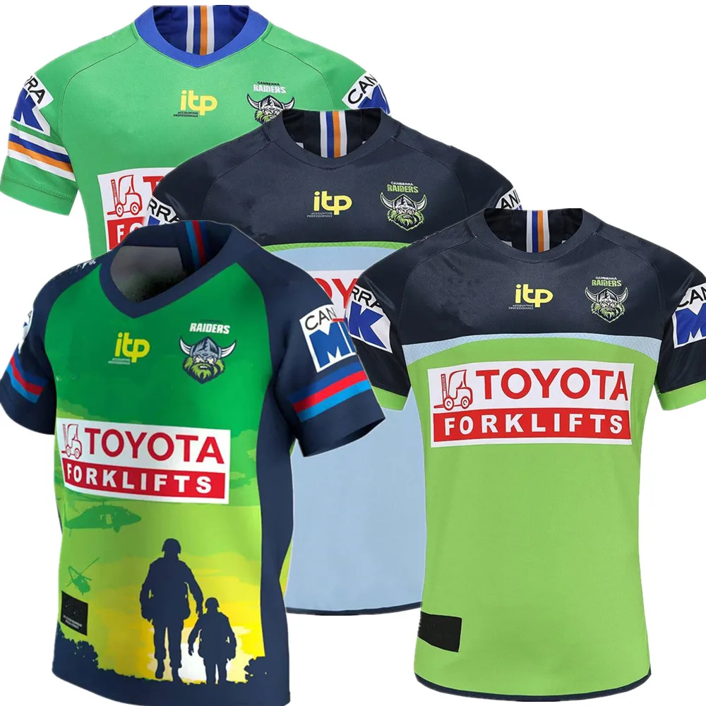 

new 2022 2023 RAIDERS ANZAC rugby jersey home away ALTERNATE rugby shirt big size s-5xl