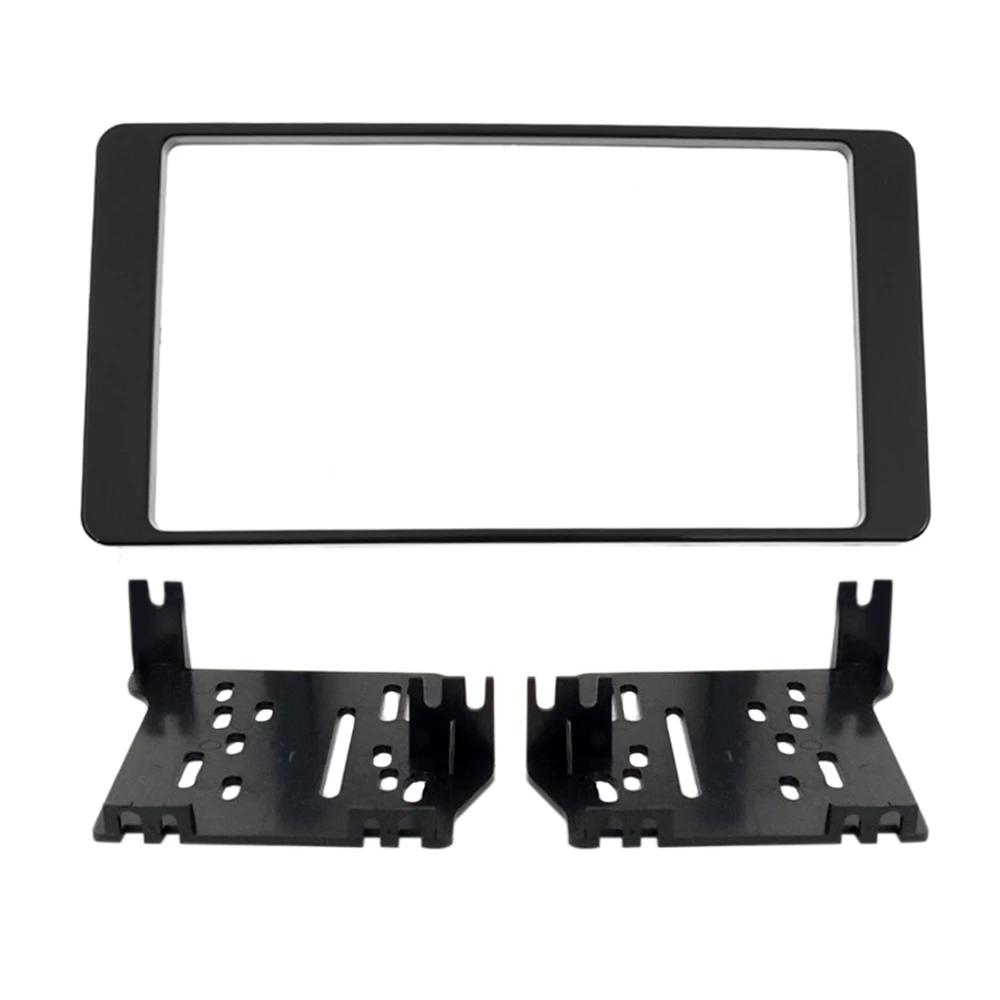 

2Din Car Radio Fascia for Mitsubishi Outlander 2014+ DVD Stereo Frame Plate Adapter Mounting Dash Installation Bezel